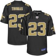 New Orleans Saints NFL Black Football Jersey #23 Pierre Thomas
