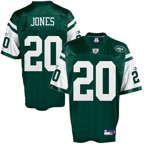 New York Jets NFL Green Football Jersey #20 Thomas Jones