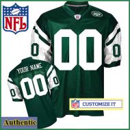 New York Jets RBK Style  Authentic Home Green Jersey (Pick A Player)