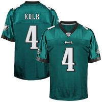 Philadelphia Eagles NFL Authentic Green Football Jersey #4 Kevin Kolb