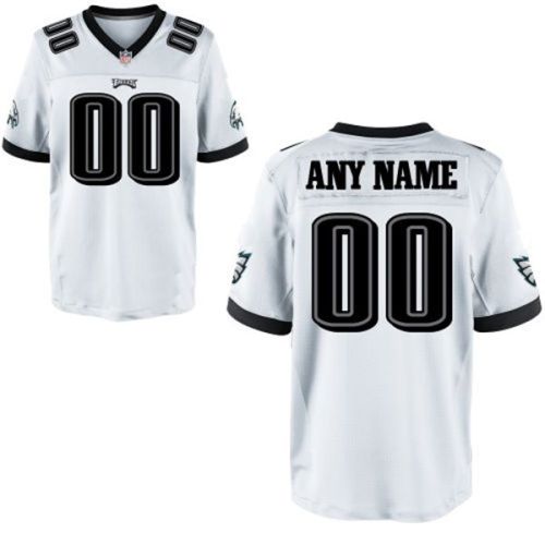 Philadelphia Eagles Nike Elite Style Away White Jersey (Pick A Name)