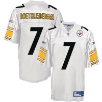 Pittsburgh Steelers NFL White Football Jersey #7 Ben Roethlisberger