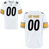 Pittsburgh Steelers Nike Elite Style White Jersey (Pick A Name)
