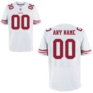 San Francisco 49ers Nike Elite Style Away White Jersey (Pick A Name)