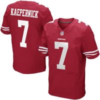 San Francisco 49ers Nike Elite Style Home Red Jersey #7 Colin Kaepernick