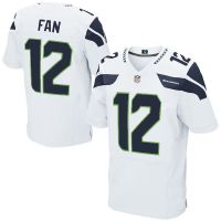 Seattle Seahawks Nike Elite Style Away White Jersey FAN 12