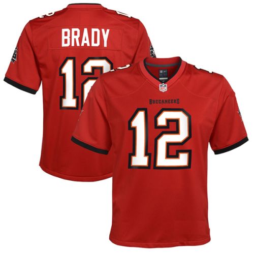 Tampa Bay Buccaneers Brady Era 12 Nike Elite Style Home Red Jersey