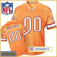 Tampa Bay Buccaneers RBK Style Authentic Alt Orange Jersey (Pick A Player)