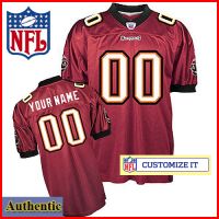 Tampa Bay Buccaneers RBK Style Authentic Home Youth Jersey