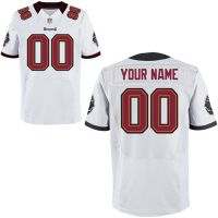 Tampa Bay Buccaneers Nike Elite Away White Jersey (Pick A Name)