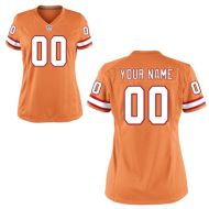 Nike Style Women's Tampa Bay Buccaneers Customized Alternate Orange (Any Name Number)
