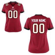 Nike Style Women's Tampa Bay Buccaneers Customized home Red (Any Name Number)