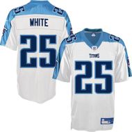 Tennessee Titans NFL White Football Jersey #25 Lendale White