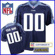 Tennessee Titans RBK Style Authentic Alternate Blue Jersey (Pick A Player)