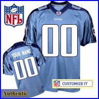 Tennessee Titans RBK Style Authentic Home Blue Youth Jersey