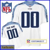 Tennessee Titans RBK Style Authentic White Youth Jersey