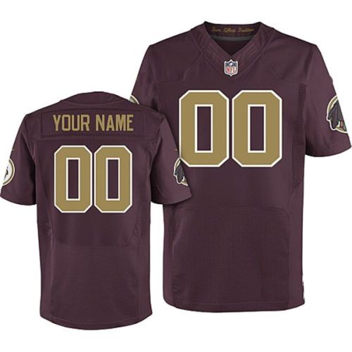 Washington Redskins Nike Elite Style Alt Red Jersey (Pick A Name)