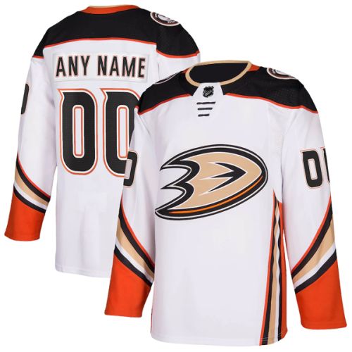 Anaheim Ducks NHL T21 White  Hockey Game Jersey