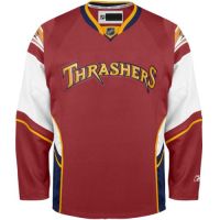 Atlanta Thrashers NHL Premium Crimson Hockey Game Jersey