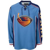 Atlanta Thrashers NHL Premium Light Blue Hockey Game Jersey