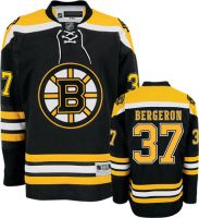 Boston Bruins NHL Premium Black #37 Bergeron Jersey