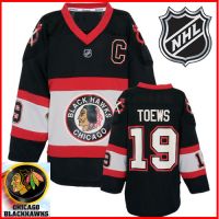 Chicago Blackhawks Authentic Style Black Third Jersey #19 Jonathan Toews