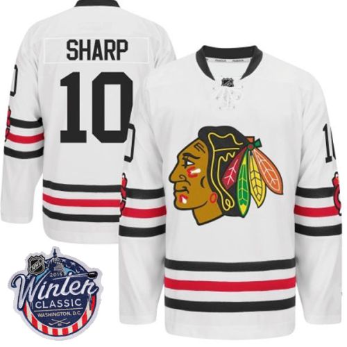 Winter Classic 2015 Chicago Blackhawks Jersey Sharp 10