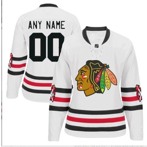 Ladies Winter Classic 2015 Chicago Blackhawks Custom or Blank Jersey