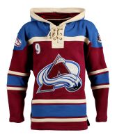 Colorado Avalanche Duchene #9 Garnet  Lace Heavyweight Hoodie Hockey Jersey