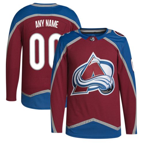 Colorado Avalanche NHL Premium T21 Home Burgundy Hockey Game Jersey