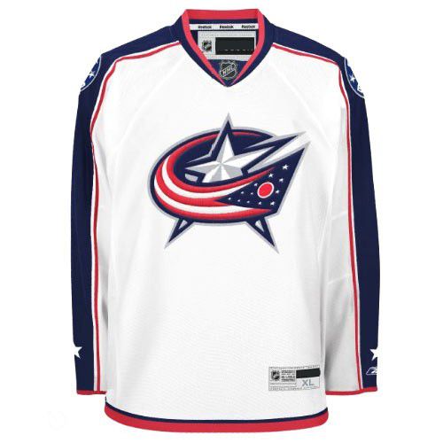 Columbus Blue Jackets NHL Premium White Hockey Game Jersey