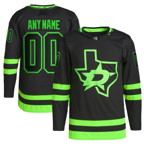 Dallas Stars NHL T21 Alt Black Hockey Game Jersey