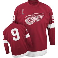 Detroit Red Wings Authentic Style Red Classic Game Jersey #9 Gordie Howe