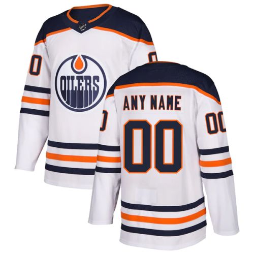 Edmonton Oilers NHL T21 Away  White Hockey Jersey