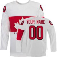 Team Canada 2014 Sochi Winter Olympics White Jersey (Custom or Blank)