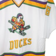MIGHTY DUCKS MOVIE CONWAY 96 WHITE JERSEY