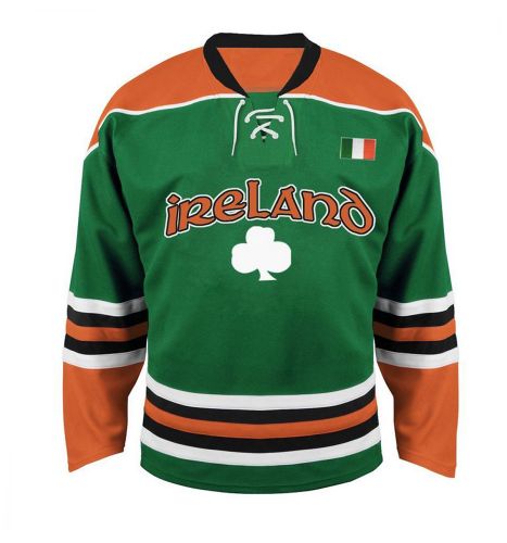 St. Patrick's Irish Pride Patriot Replica Dark Hockey Jersey Any Name Number