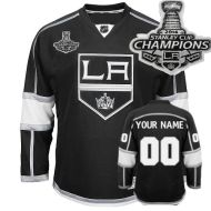 LA Kings Customized 2014 Stanley Cup Champions Black Jersey(Custom or Blank)