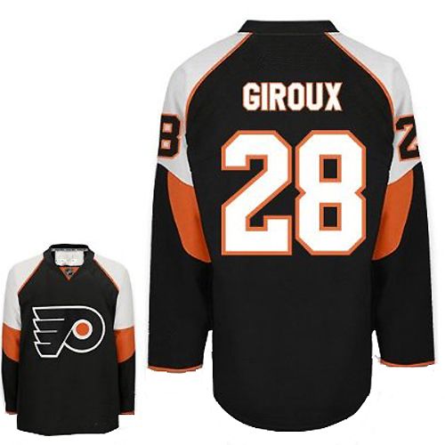 Philadelphia Flyers Authentic Style Alt Black Jersey #28 Claude Giroux