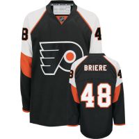 Philadelphia Flyers Authentic Style Black Game Jersey #48 Daniel Briere