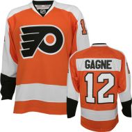 Philadelphia Flyers Authentic Style Orange Game Jersey #12 Simon Gagne