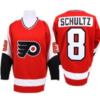 Philadelphia Flyers Authentic Style Orange Classic Game Jersey #8 Dave Schultz