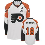 Philadelphia Flyers Authentic Style White Game Jersey #18 Mike Richards