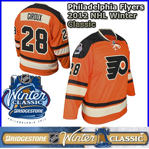 Philadelphia Flyers 2012 NHL Winter Classic Jersey 28 Claude Giroux