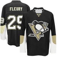 Pittsburgh Penguins Authentic Style  Black Hockey Jersey  #29 Marc-Andre Fleury