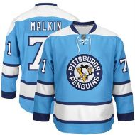 Pittsburgh Penguins Authentic Style Lt Blue Hockey Jersey #71 Evgeni Malkin