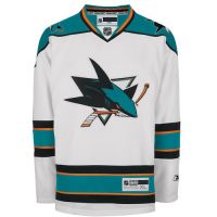 San Jose Sharks NHL Premium White Hockey Game Jersey