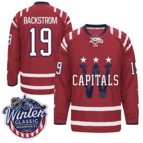 Winter Classic 2015 Washington Capitals Jersey Backstrom 19