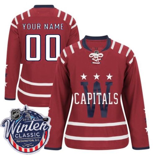 Ladies Winter Classic 2015 Washington Capitals Custom or Blank Jersey