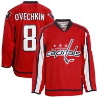 Washington Capitals NHL Authentic Style Red Jersey #8 Alexander Ovechkin
